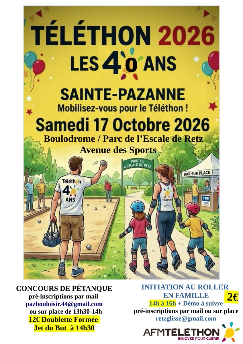 Initiation / démo roller pour le Téléthon 2026