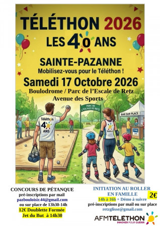 Initiation / démo roller pour le Téléthon 2026